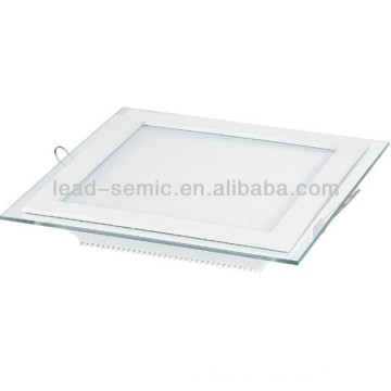 Fornecedor de China, 120dgree, 4w, 6w, 12w, 18w, suqare, preço de fábrica, taiwan smd conduziu, painéis de vidro por atacado